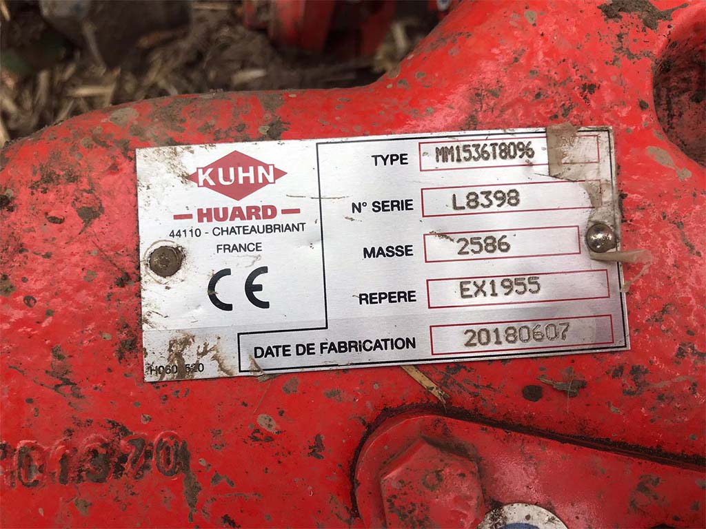 Kuhn 6 furrow plough (2016)